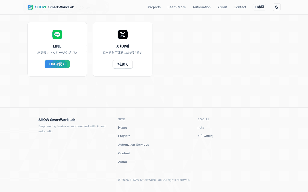 サイトレビュー第2弾 - Before